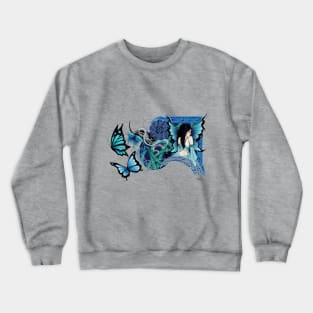 Blue Fairy Crewneck Sweatshirt